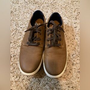 Chaps Brown Lace Up Casual Dress Shoes